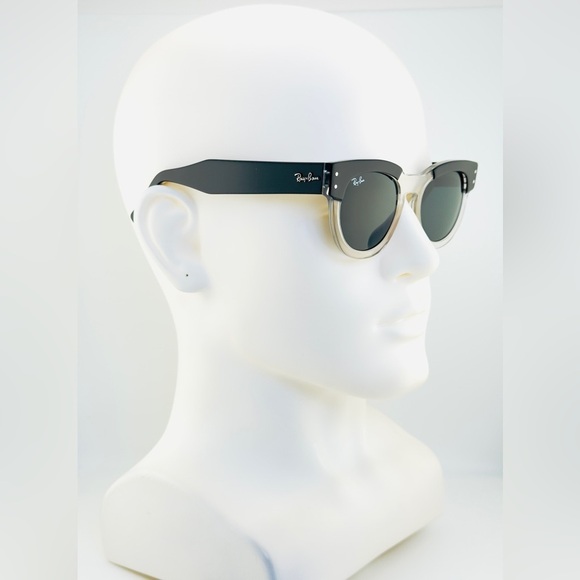 Ray-Ban Mega Hawkeye Sunglasses RB0298S black Transparent Frame Gray Lenses main image 10